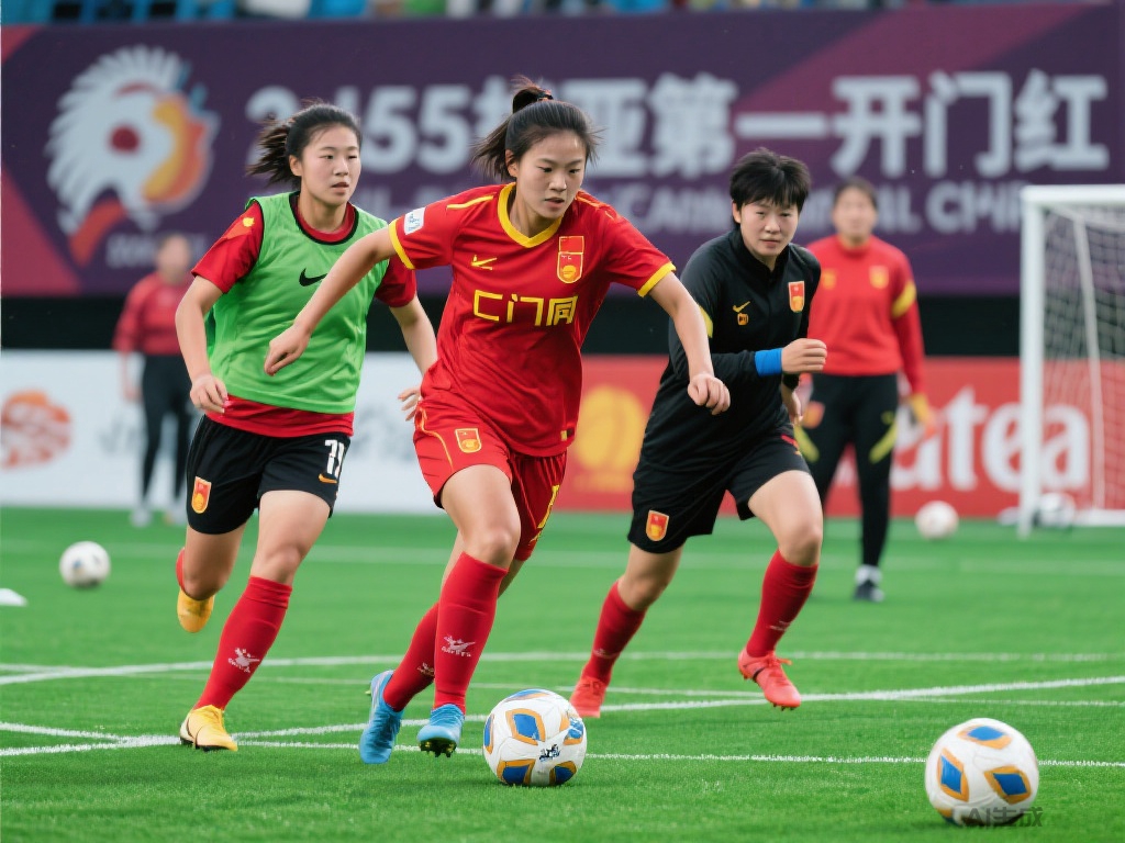 女子五人制足球亚洲杯中国队取“开门红”（方寸绿茵绽芳华，中国女足亚洲杯旗开得胜）